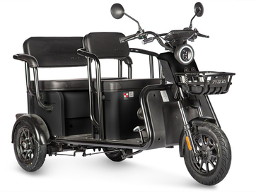 Электротрицикл Wanshida LC300 60V 1000Вт (черный)